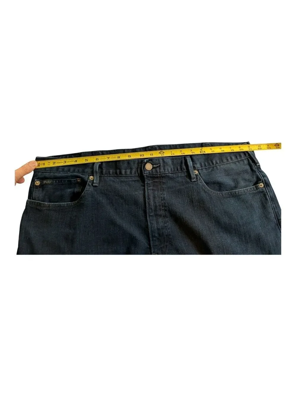 Polo Ralph Lauren Black Label Mens Prospect Straight Jeans 40X30 Dark Wash Luxe